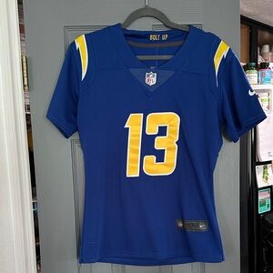 NFL Nike Women's Blue and Yellow Chargers Allen Jersey